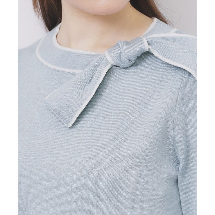 サイドリボンバイカラーニット【洗濯機OK】 | index | 詳細画像39 