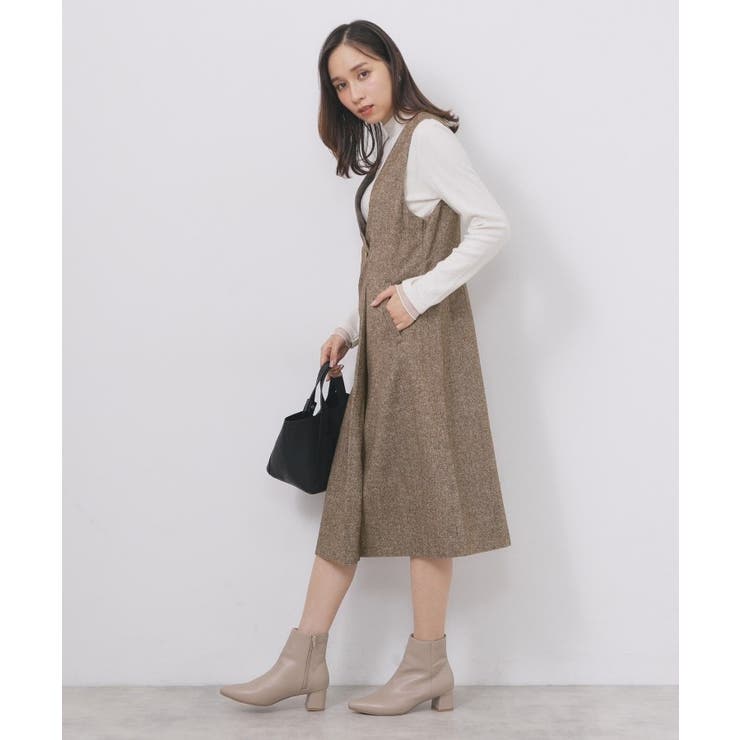 ラップ風ツイードジャンスカ【洗濯機OK/防シワ】 | index | 詳細画像10 