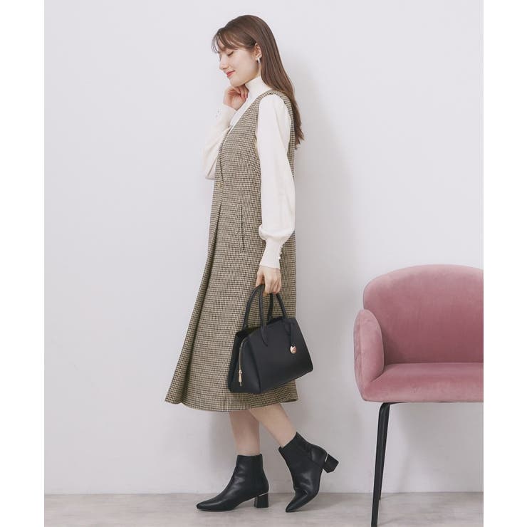 ラップ風ツイードジャンスカ【洗濯機OK/防シワ】 | index | 詳細画像13 