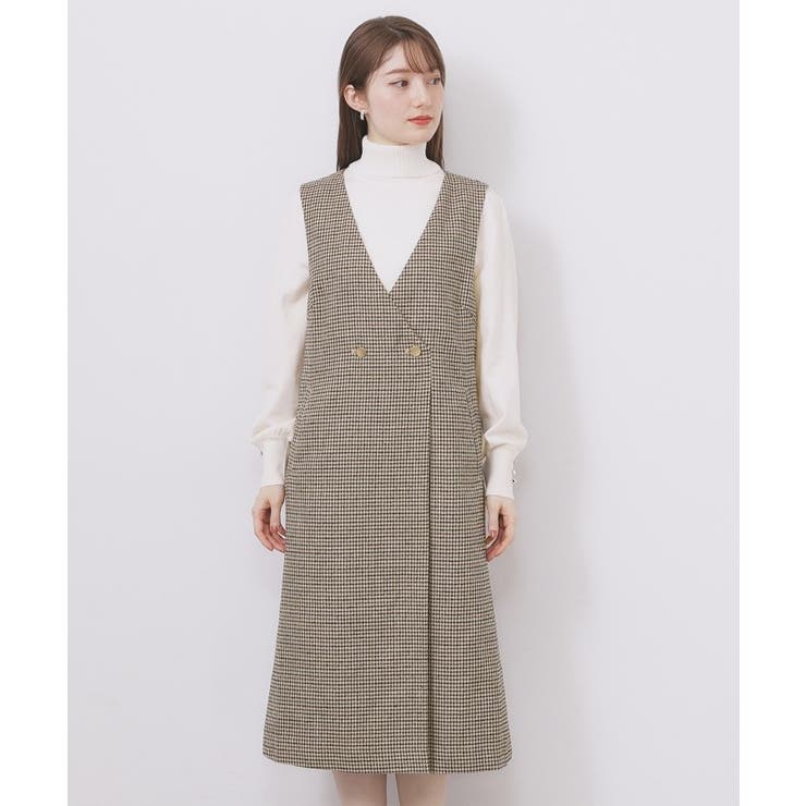 ラップ風ツイードジャンスカ【洗濯機OK/防シワ】 | index | 詳細画像16 