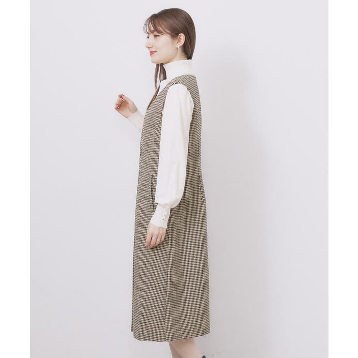 ラップ風ツイードジャンスカ【洗濯機OK/防シワ】 | index | 詳細画像17 