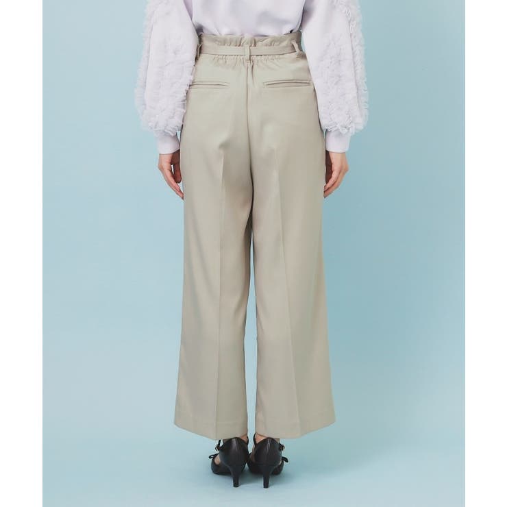 ベルト付き2タックワイドパンツ【洗濯機OK ストレッチ 防シワ | index | 詳細画像27 