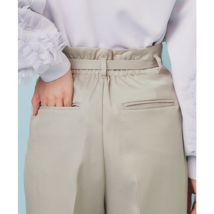 ベルト付き2タックワイドパンツ【洗濯機OK ストレッチ 防シワ | index | 詳細画像29 