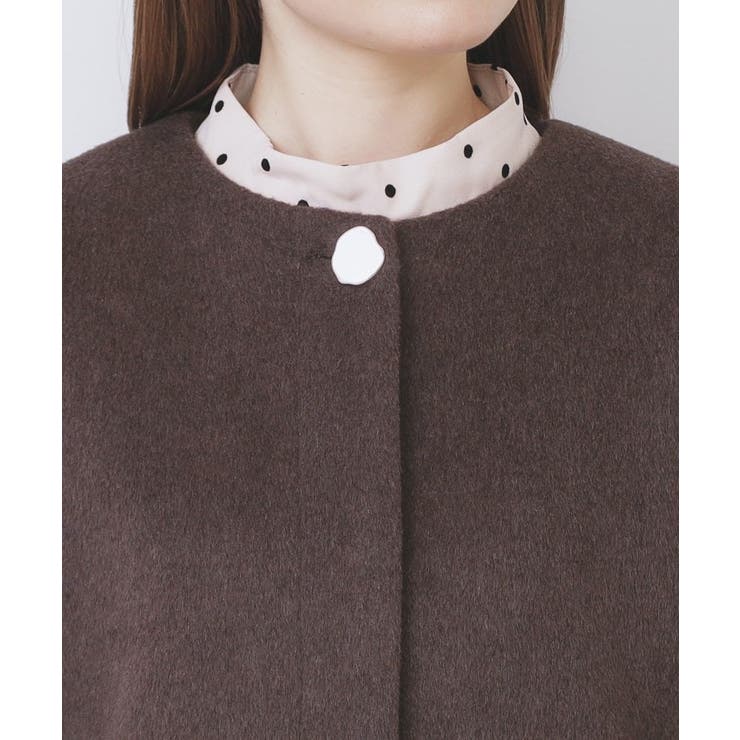 ノーカラーショートコート[品番：WRDW0225089]｜index（インデックス