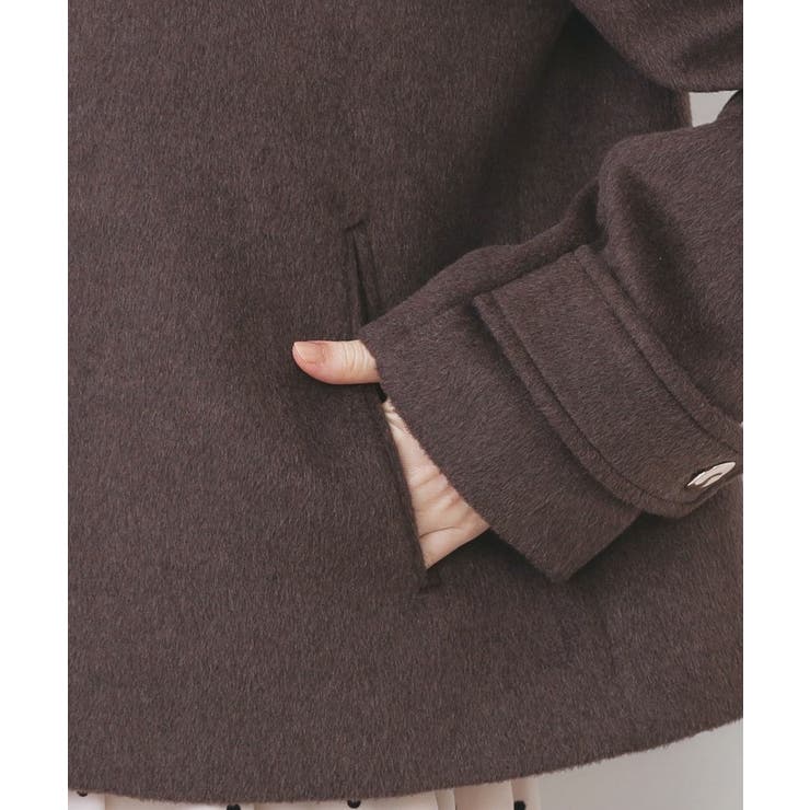 ノーカラーショートコート[品番：WRDW0225089]｜index（インデックス