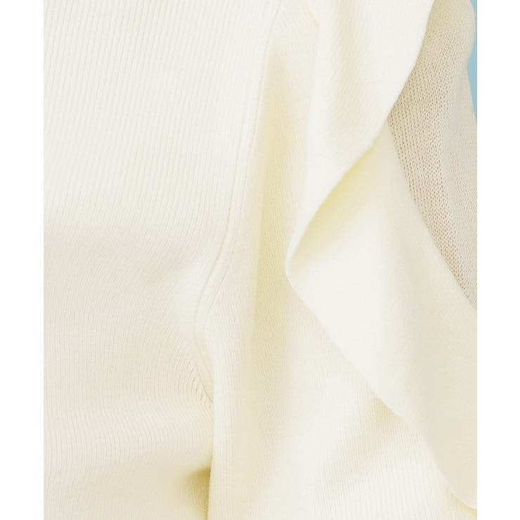 ハイネックシアーフリルスリーブニット【洗濯機OK/抗ピル】 | index | 詳細画像4 