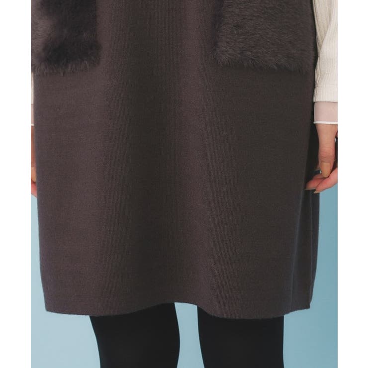 ファーポケットニットジャンスカ【洗濯機OK】 | index | 詳細画像19 