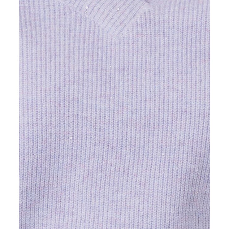 片畦Vネックボクシーパフニット【洗濯機OK】 | index | 詳細画像14 