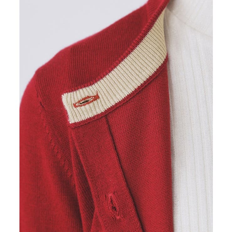 ビジュークルーネックカーディガン【洗濯機OK】《7col/XS～LL》 | index | 詳細画像19 