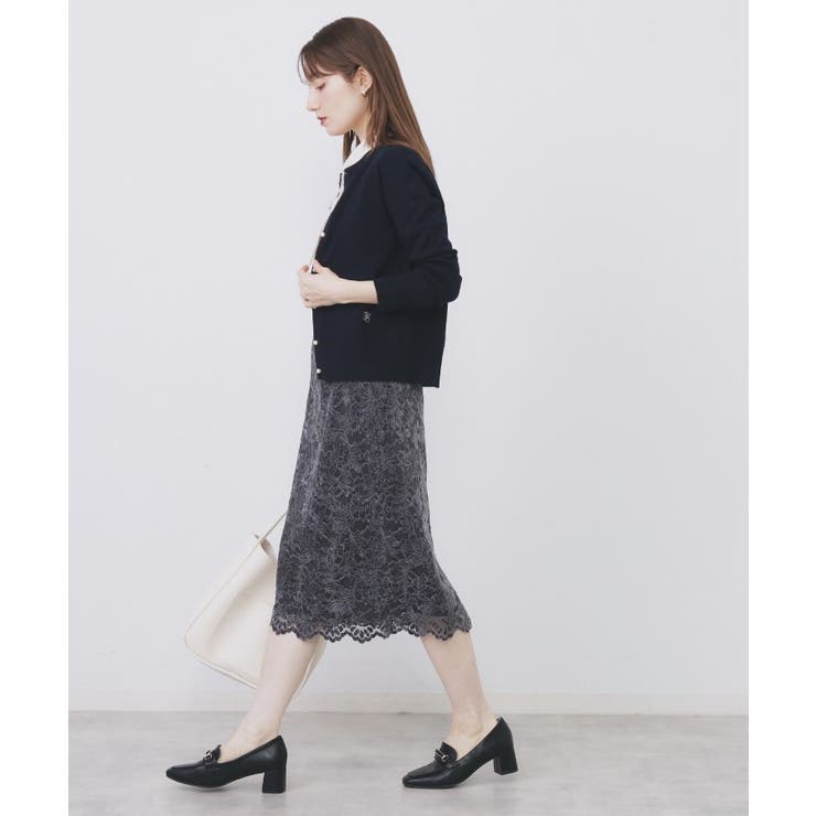 ビジュークルーネックカーディガン【洗濯機OK】《7col/XS～LL》 | index | 詳細画像23 