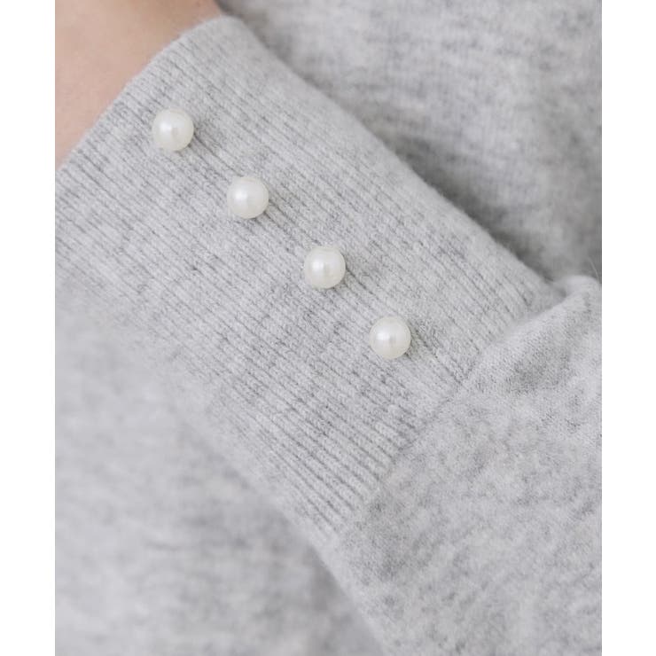 ふんわりボトルネックパフスリーブニット【洗濯機OK】 | index | 詳細画像12 