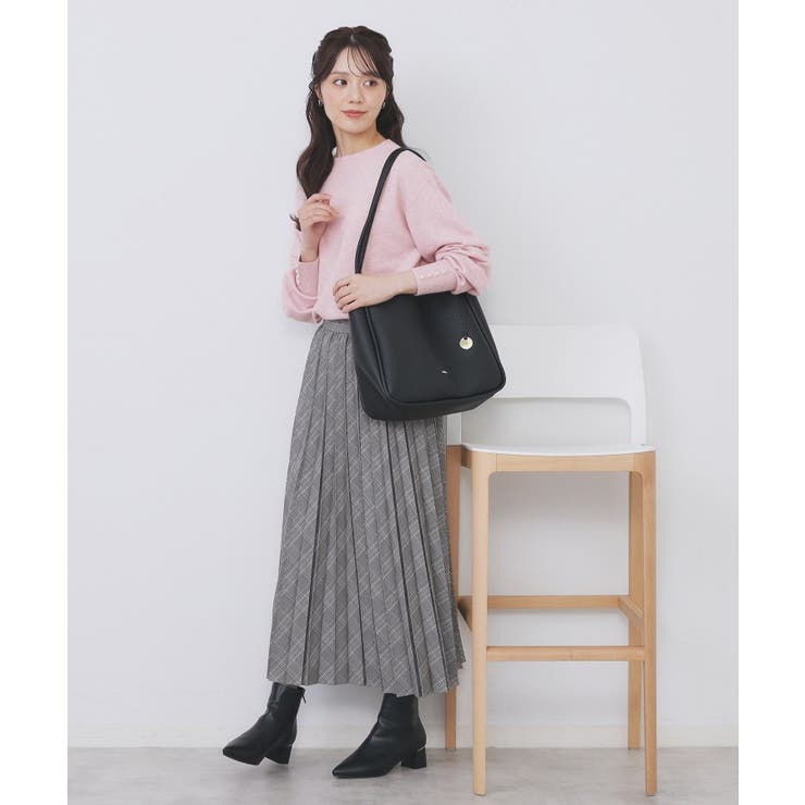 ふんわりボトルネックパフスリーブニット【洗濯機OK】 | index | 詳細画像23 