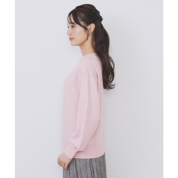 ふんわりボトルネックパフスリーブニット【洗濯機OK】 | index | 詳細画像30 