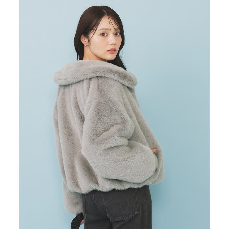 エコファーショートコート【洗える】 | index | 詳細画像8 