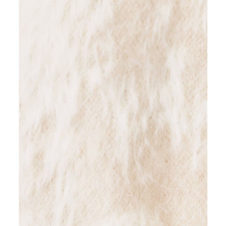 フェザー幾何ジャカードクルーミドルカーディガン【洗濯機OK】 | index | 詳細画像8 