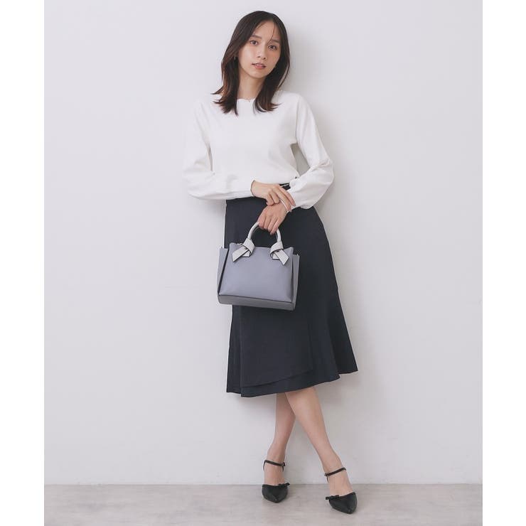 ラメスカラップビジューデザインニット【洗濯機OK】《6col/S～LL》 | index | 詳細画像5 