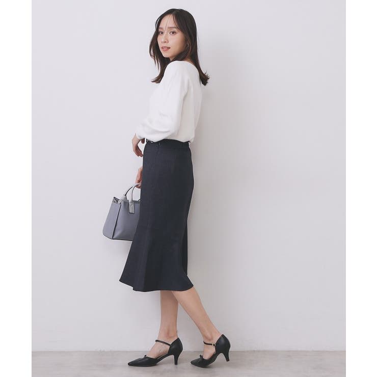 ラメスカラップビジューデザインニット【洗濯機OK】《6col/S～LL》 | index | 詳細画像6 