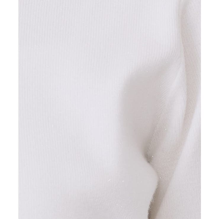ラメスカラップビジューデザインニット【洗濯機OK】《6col/S～LL》 | index | 詳細画像7 