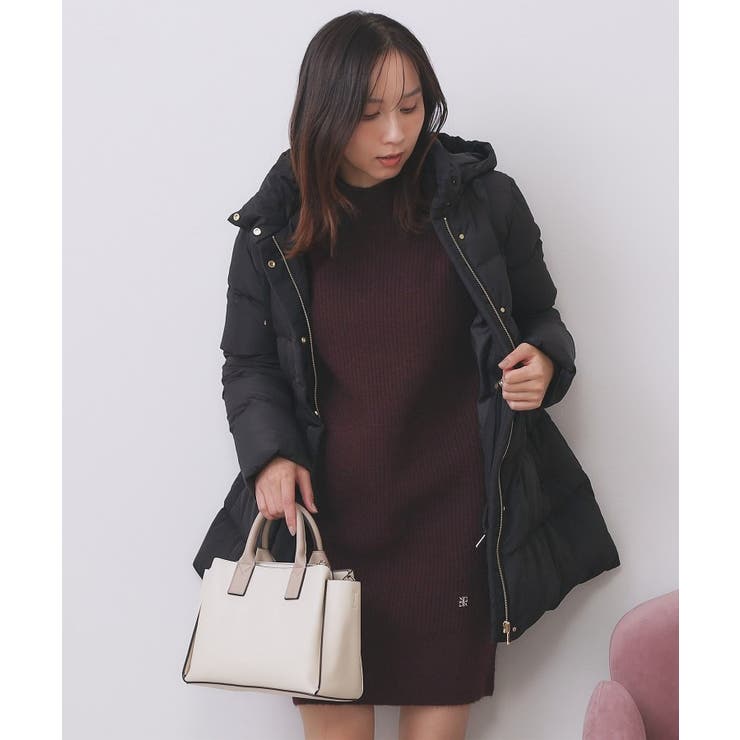 ウール混ケーブルスリーブミニワンピース【洗濯機OK】 | index | 詳細画像12 