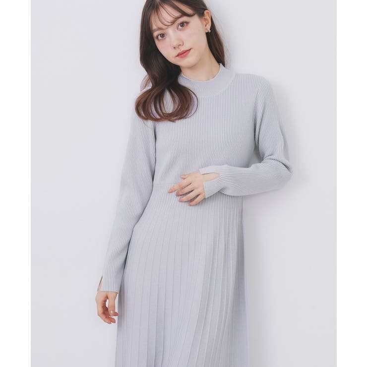 ラメフェザープルオーバーセット ニットワンピース【洗濯機OK】《XS～LL》 | index | 詳細画像29 