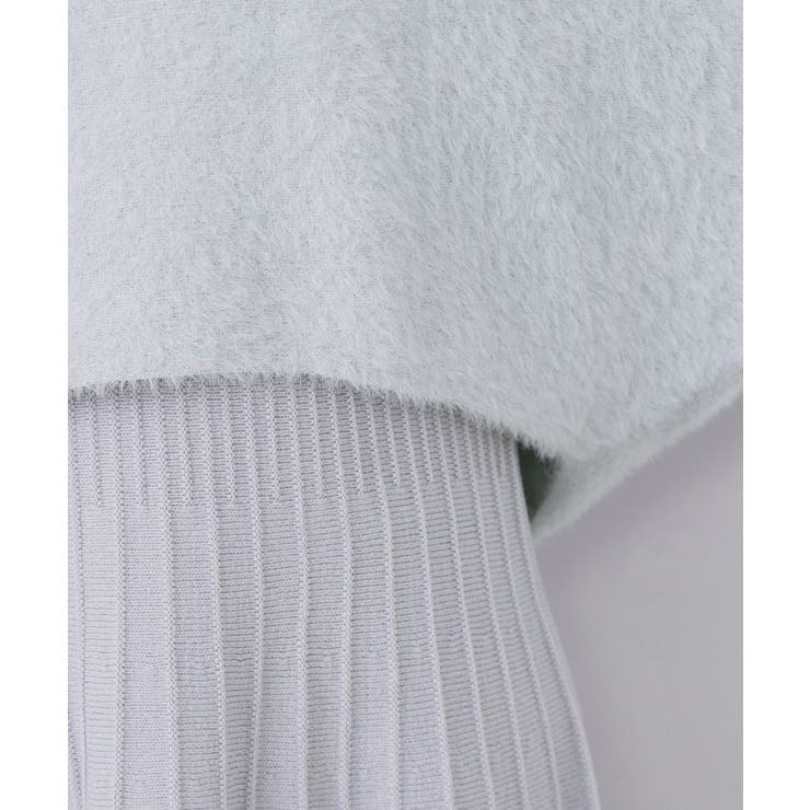 ラメフェザープルオーバーセット ニットワンピース【洗濯機OK】《XS～LL》 | index | 詳細画像42 