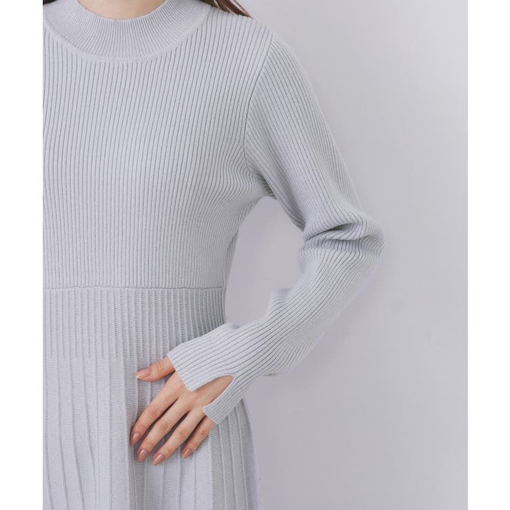 ラメフェザープルオーバーセット ニットワンピース【洗濯機OK】《XS～LL》 | index | 詳細画像47 