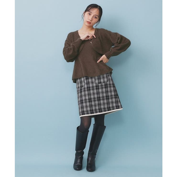 ハート釦ニットボレロ/アンサンブル対応【洗える】 | index | 詳細画像7 