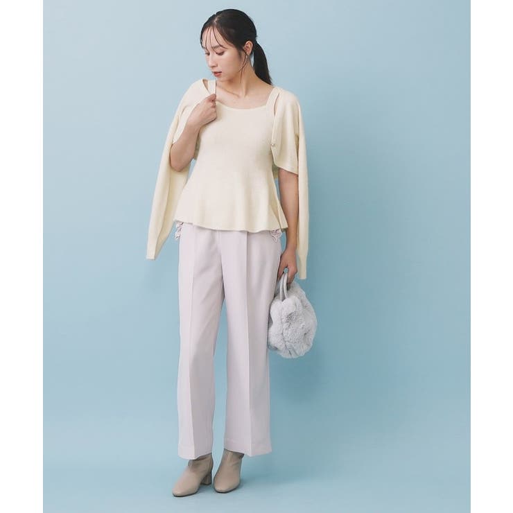 ハート釦ニットボレロ/アンサンブル対応【洗える】 | index | 詳細画像14 