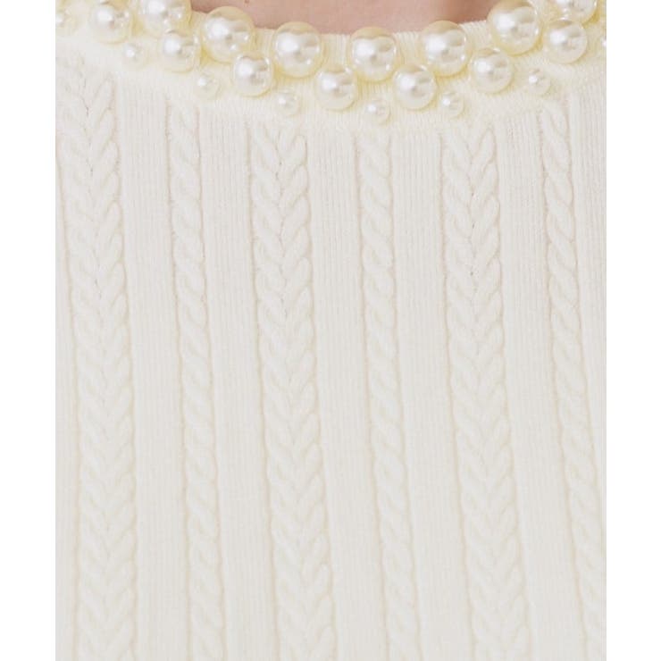パール調ネックケーブルニット【洗濯機OK】 | index | 詳細画像5 