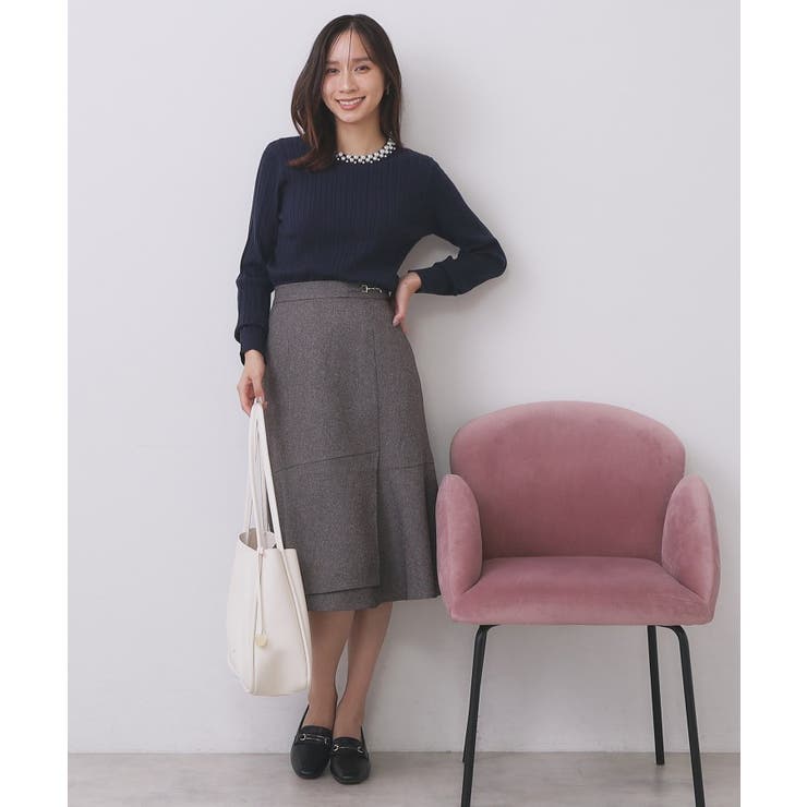 パール調ネックケーブルニット【洗濯機OK】 | index | 詳細画像11 