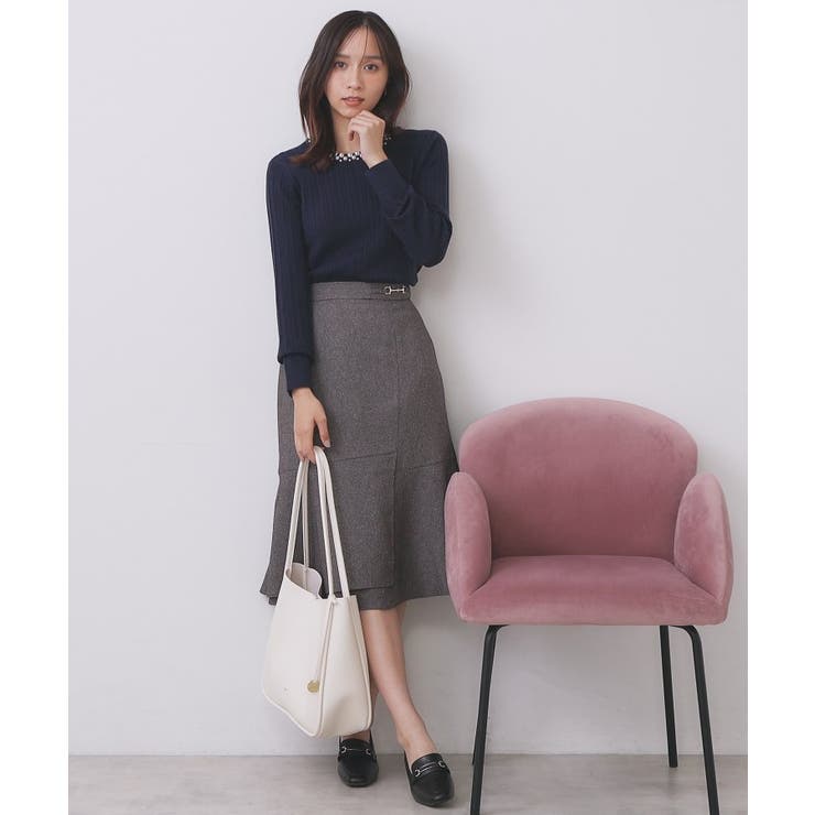 パール調ネックケーブルニット【洗濯機OK】 | index | 詳細画像12 