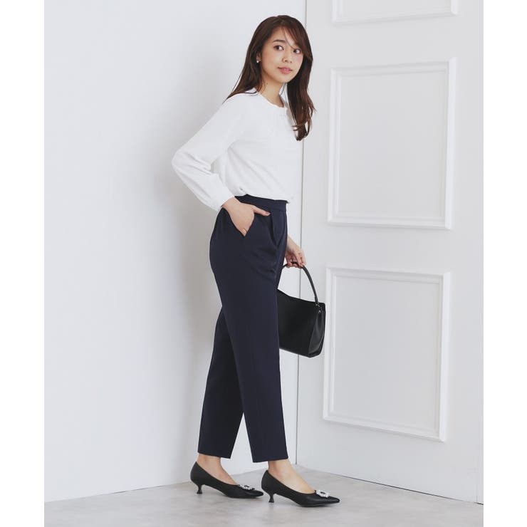 ＜通勤 セレモニー セットアップ対応＞ストレッチテーパードパンツ【洗濯機洗い可 | index | 詳細画像11 