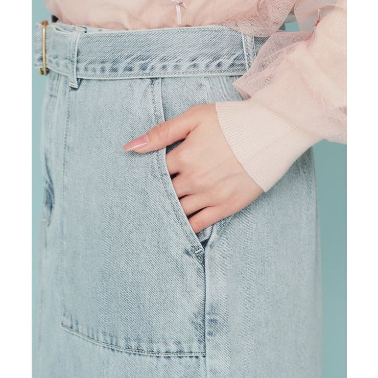 デニムタイトスカート【洗濯機洗い可】 | index | 詳細画像24 