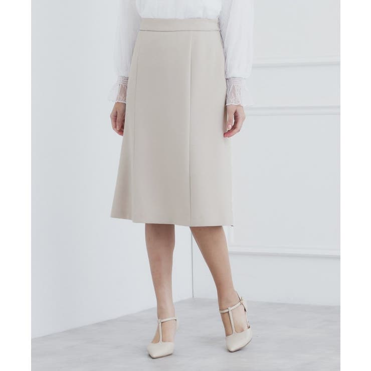 グレージュ(050) | 《通勤 セレモニー セットアップ対応》多機能ストレッチフレアスカート【洗濯機洗い… | index