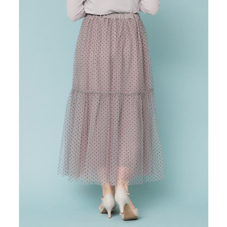 ドットチュールティアードスカート【洗濯機洗い可】 | index | 詳細画像13 