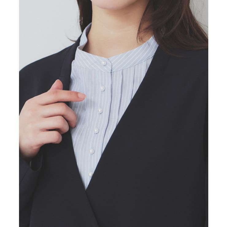 ストレッチノーカラーコート【洗濯機洗い可/イージーアイロン】 | index | 詳細画像22 