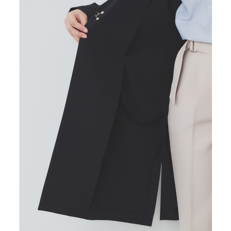 ストレッチノーカラーコート【洗濯機洗い可/イージーアイロン】 | index | 詳細画像10 