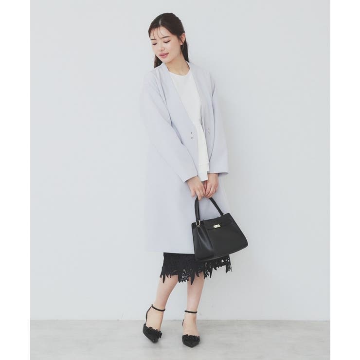 ストレッチノーカラーコート【洗濯機洗い可/イージーアイロン】 | index | 詳細画像13 