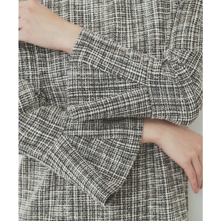 ストレッチラメツイードワンピース【洗濯機洗い可】 | index | 詳細画像19 