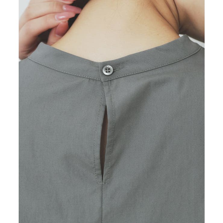 コサージュ付きタックパフブラウス【洗濯機洗い可/イージーアイロン】 | index | 詳細画像17 