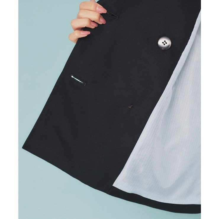 キャンディースリーブショートトレンチコート【洗濯機洗い可/撥水/静電気防止】 | index | 詳細画像11 