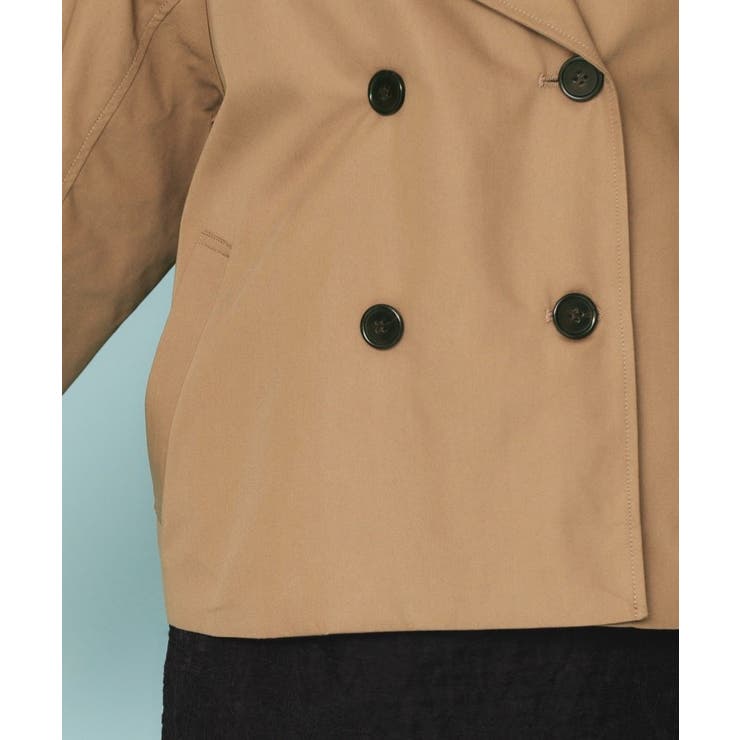 キャンディースリーブショートトレンチコート【洗濯機洗い可/撥水/静電気防止】 | index | 詳細画像20 