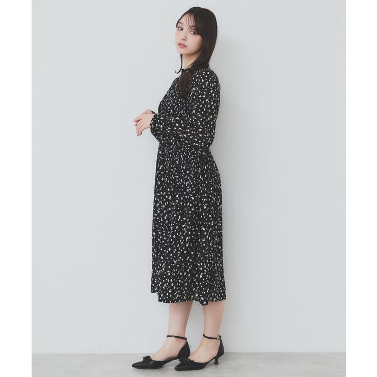 ベルト付きプリーツフレアワンピース【洗濯機洗い可/防シワ】 | index | 詳細画像17 