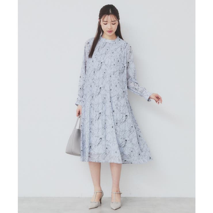 ベルト付きプリーツフレアワンピース【洗濯機洗い可/防シワ】 | index | 詳細画像23 