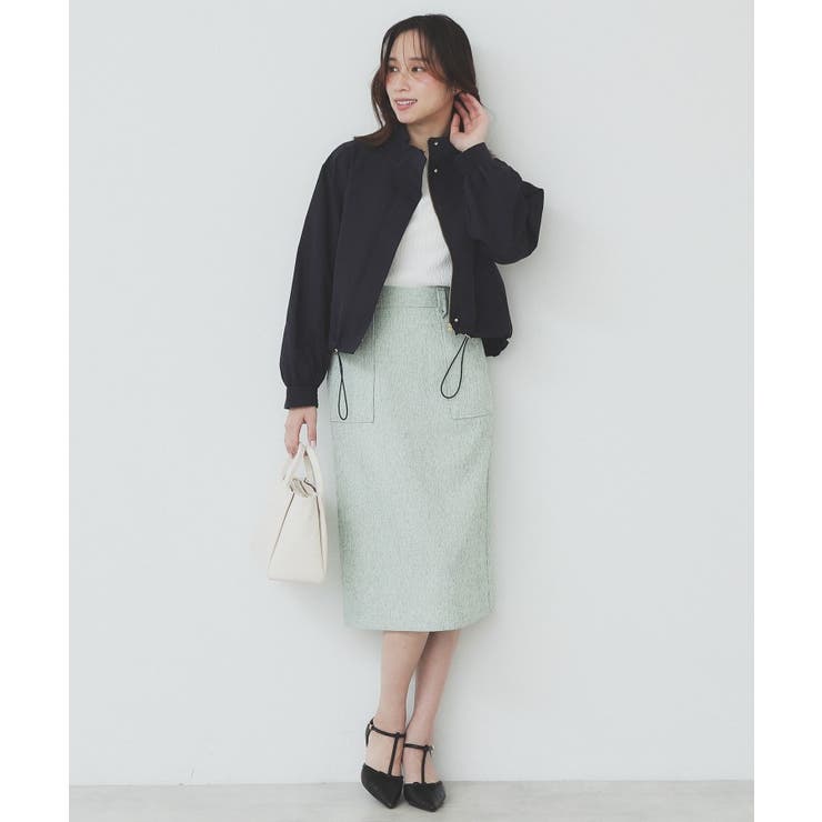 撥水スタンドカラーショートブルゾン【洗濯機洗い可】 | index | 詳細画像7 