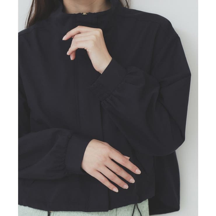 撥水スタンドカラーショートブルゾン【洗濯機洗い可】 | index | 詳細画像16 