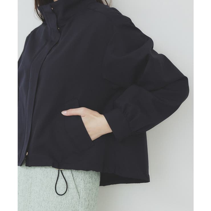 撥水スタンドカラーショートブルゾン【洗濯機洗い可】 | index | 詳細画像18 