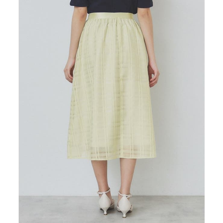 シアーチェックタックフレアスカート【洗濯機洗い可/イージーアイロン】 | index | 詳細画像15 