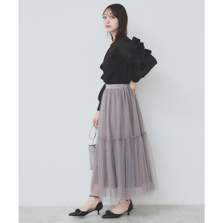 フリルスリーブドッキングトップス【洗濯機洗い可】 | index | 詳細画像8 