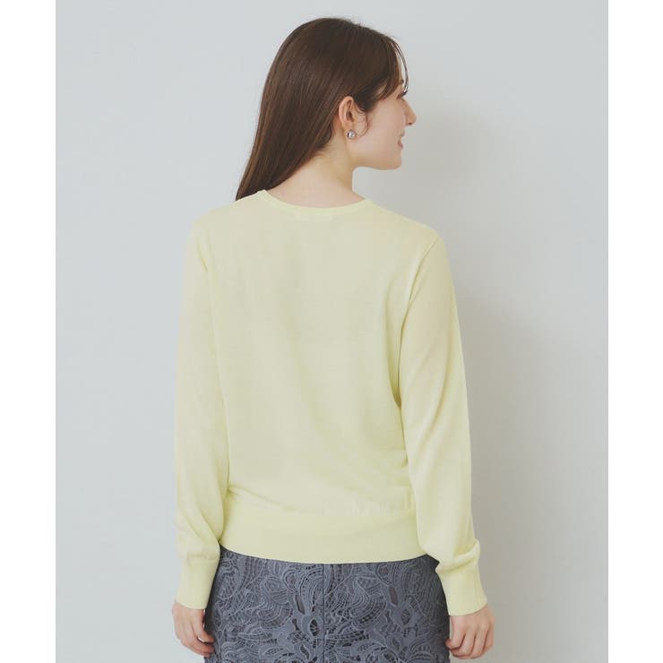 《7色展開 XS LLサイズ》ビジューボタンニットカーディガン【洗濯機洗い可 | index | 詳細画像36 